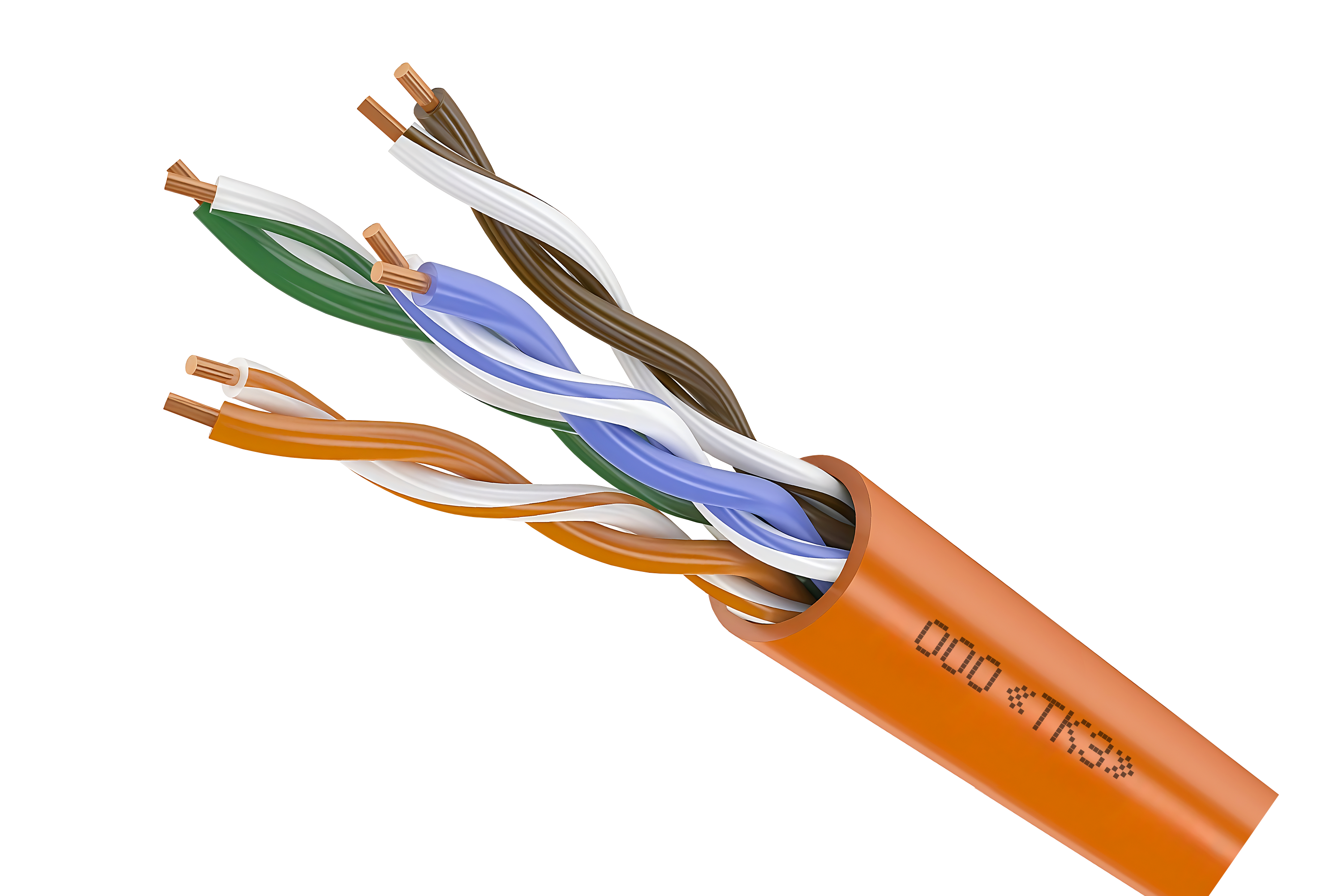 LAN кабель высокочастотный парной скрутки U/UTP Cat 5e ZH нг(А)-HF